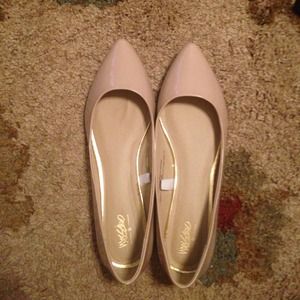 Target nude pointed flats