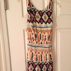 Trial print dress