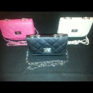 Shoulder/Handbag  With Braided Leather Chain