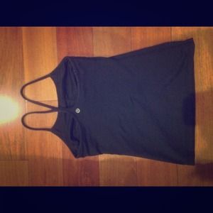 Black lululemon athletica tank top