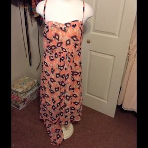 F21 high low hem dress size 1x