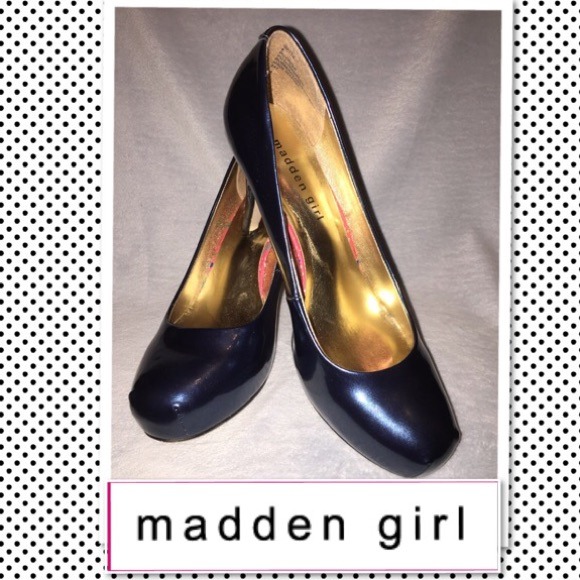 Madden Girl Shoes - Madden Girl Navy Heels