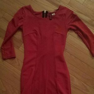 Red h&m bodycon dress