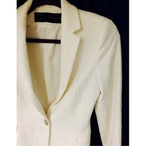 White ZARA Blazer