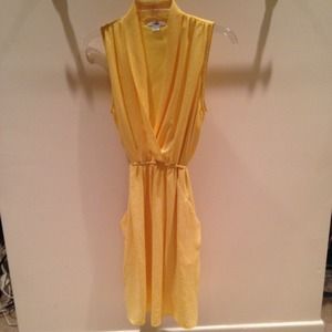 Bar III Yellow Dress, Size M