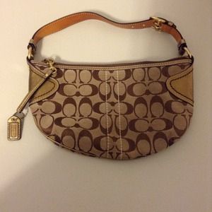 Coach Brown/gold bag