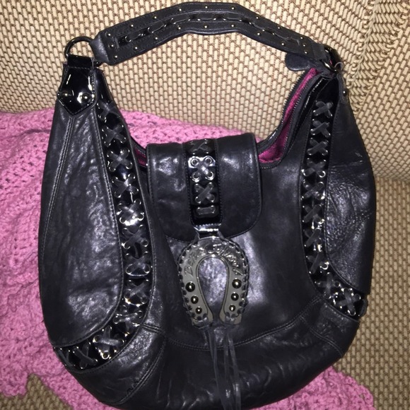 Betsey Johnson black purse - Picture 1 of 3