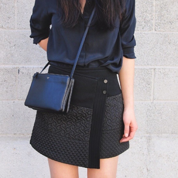 NWOT Zara Jacquard Wrap Mini Skirt - Picture 2 of 4