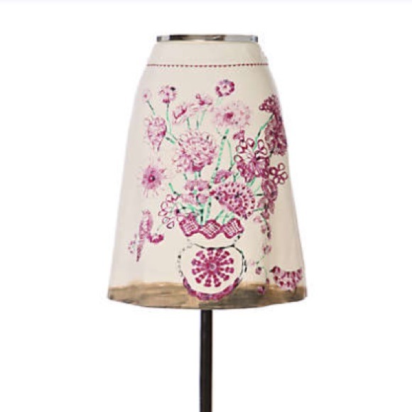 Anthropologie vase visitor skirt