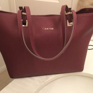 Burgundy Calvin Klein Purse
