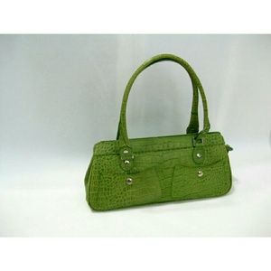 »SOLD« Claudia Firenze Croc Leather Handbag