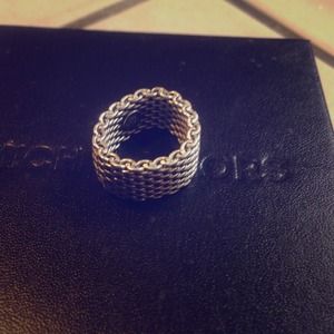 Authentic Tiffany mesh ring