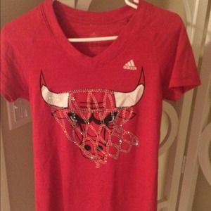 Chicago bulls top with bling on it!