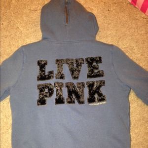 Blue Victoria Secret Coat.