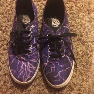 Women's Purple Vans Shoes Sz. 7