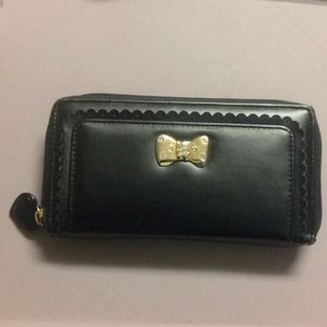 Angelic Pretty Black Faux Leather Wallet