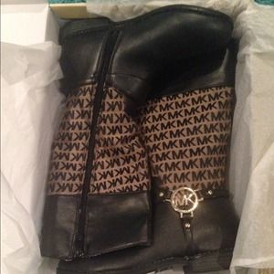 Black Michael kors boots.