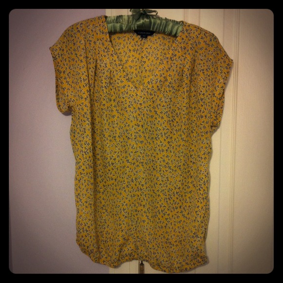 Lands End cocoon-style blouse