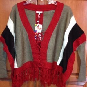 👀Sale!Awesome sweater like poncho 🍃