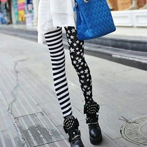 Characteristic Star and Stripe Fashion Printing Le