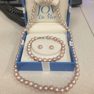 Pink pearl set