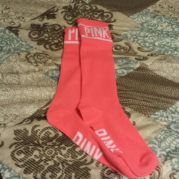 PINK Victoria's Secret Accessories - NWOT Pink socks