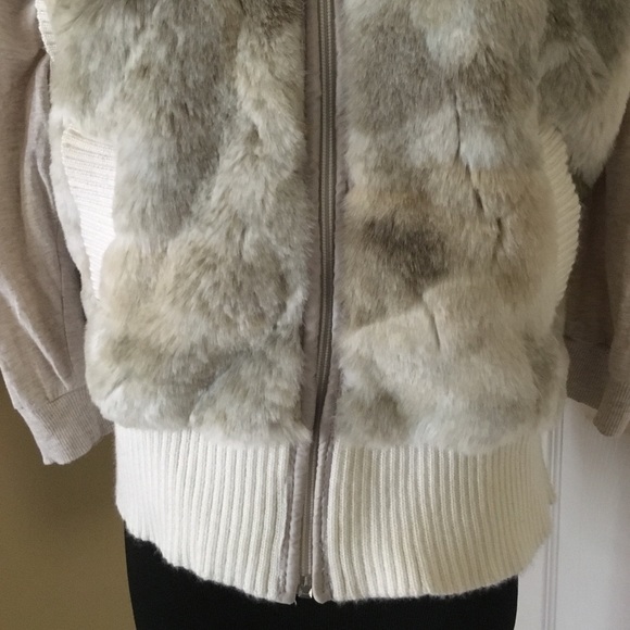 IVORY FUR VEST - Picture 3 of 4