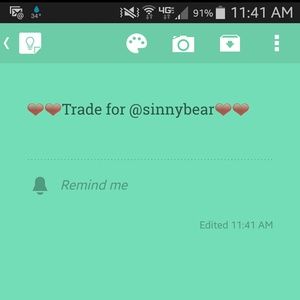 Trade for @sinnybear!!