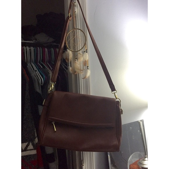 Brown cross body
