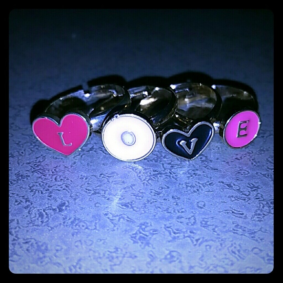Love rings. All 4.
