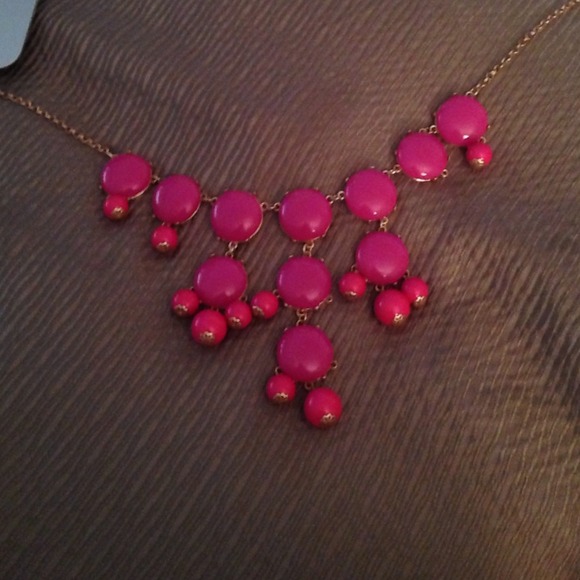 Pink bubble necklace