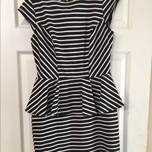 Black and white dress