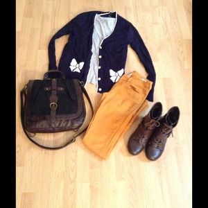 Mustard Super Skinny Jeans