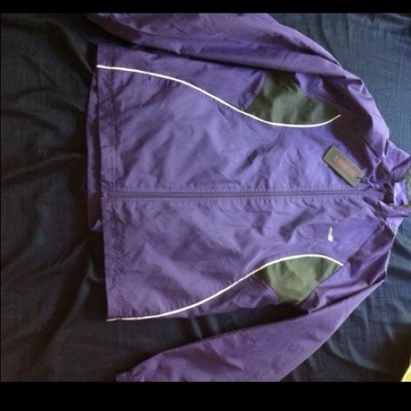 Purple and grey workout jumpsuit. New with tags
