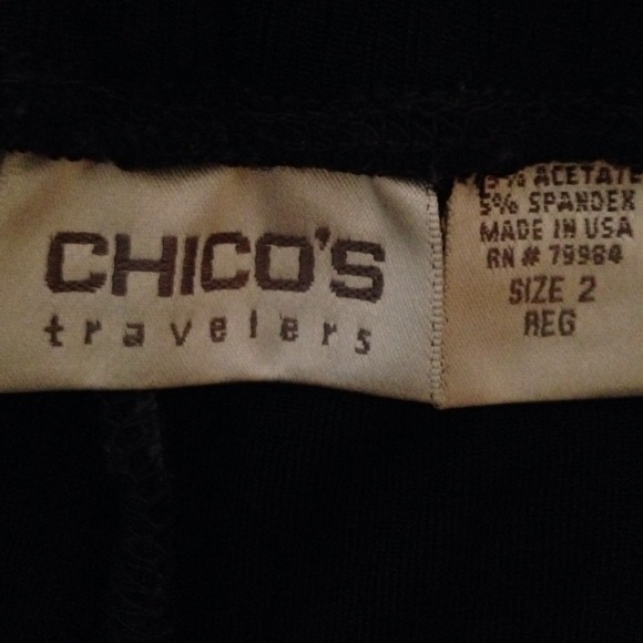 Chico's Travelers Wide Leg Pants
