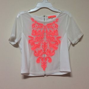 Lulumari embellished crop top