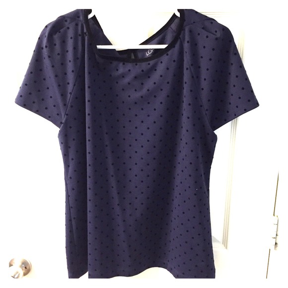 Loft polka dot top.