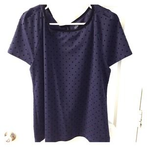 Loft polka dot top.