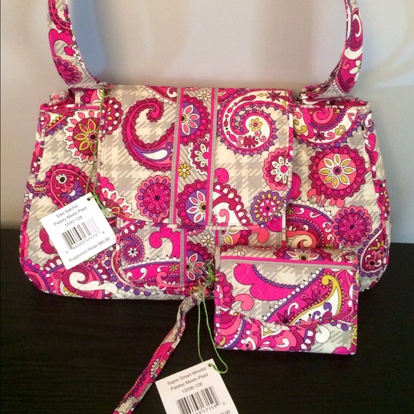 New, Vera Bradley Satchel bag and Wristlet set