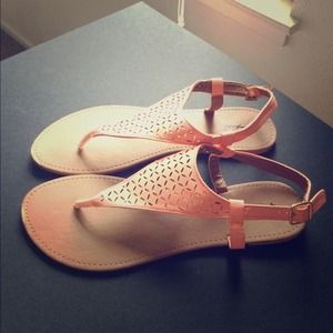Orange Thongs - Never Worn