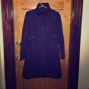 Nine West Plum Peacoat