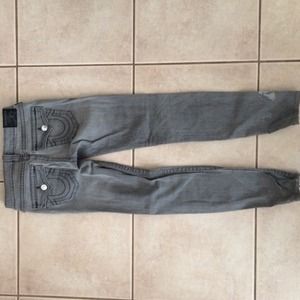 ***reserved**Grey true religion jeans sz 29