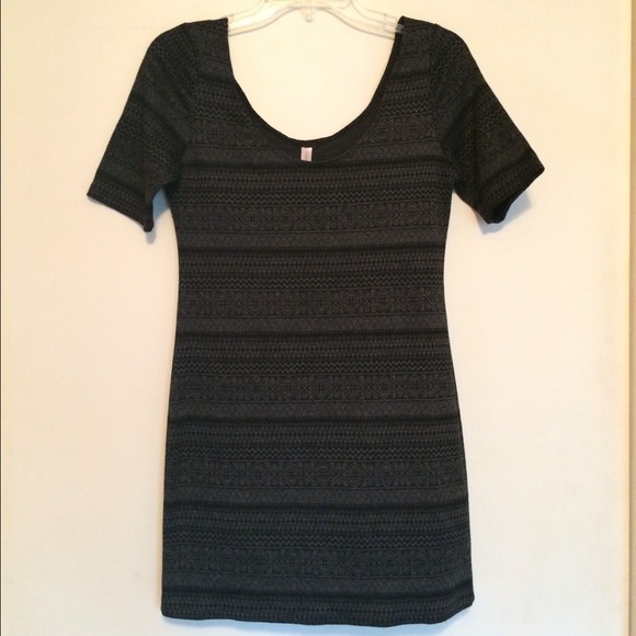 Fitted Print Mini Dress
