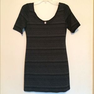 Fitted Print Mini Dress