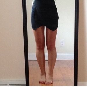 **60% OFF ** Black Asymmetrical Skirt - Size S