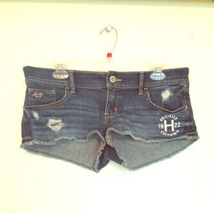 Medium Wash Hollister Shorts