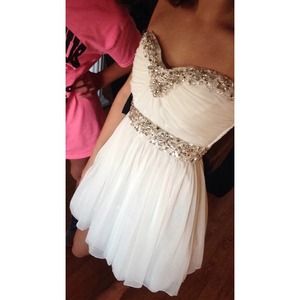 White Homecoming Dress