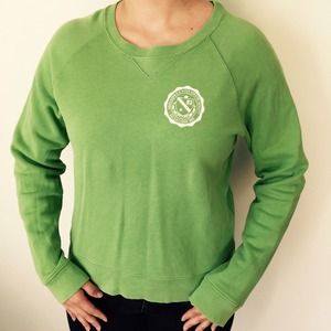 Abercrombie & Fitch green vintage pullover