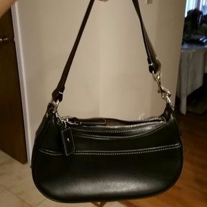 Small black coach bag