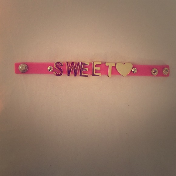 BCBGeneration Jewelry - Pink rubber braclet